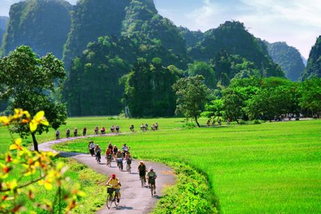 Cycling in Ninh Binh