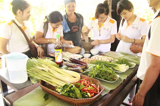 Lao food at Vientiane